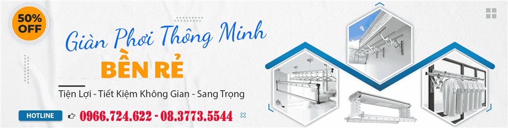 giàn phơi thông minh bền rẻ