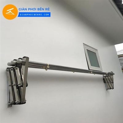 Giàn Phơi Gắn Tường Inox Cao Cấp