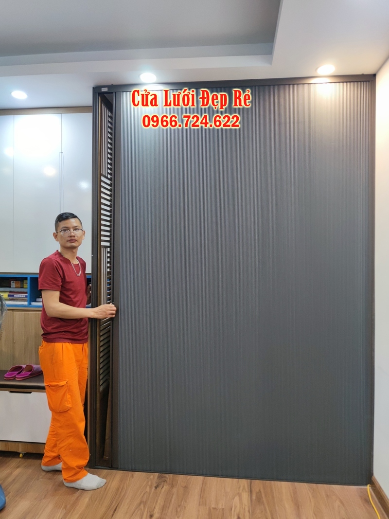 rèm tổ ong che phòng thờ