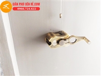 Giàn Phơi Chống Rối Hòa Phát S900 4 thanh màu rêu