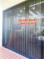 Cửa Xếp Lá Nhôm Cao Cấp Chống Muỗi, Chuột Bọ, Chó Mèo