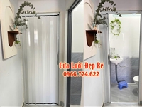Cửa Xếp Lá Nhôm Trắng Bền Đẹp Thẩm Mỹ