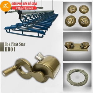 Giàn Phơi Thông Minh Hòa Phát H001 Màu Rêu