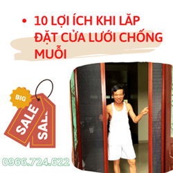 Top 10 lợi ích khi lắp đặt cửa lưới chống muỗi