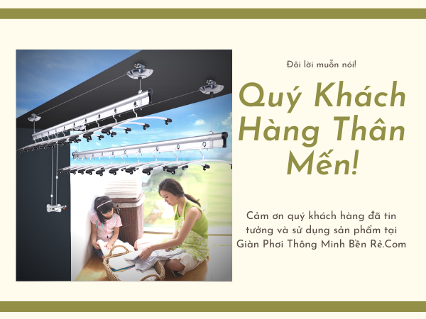 sửa giàn phơi thông minh giá rẻ hà nội